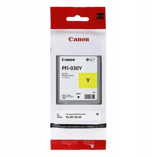 Atrament Canon PFI-030Y 3492C001 žltý (yellow)