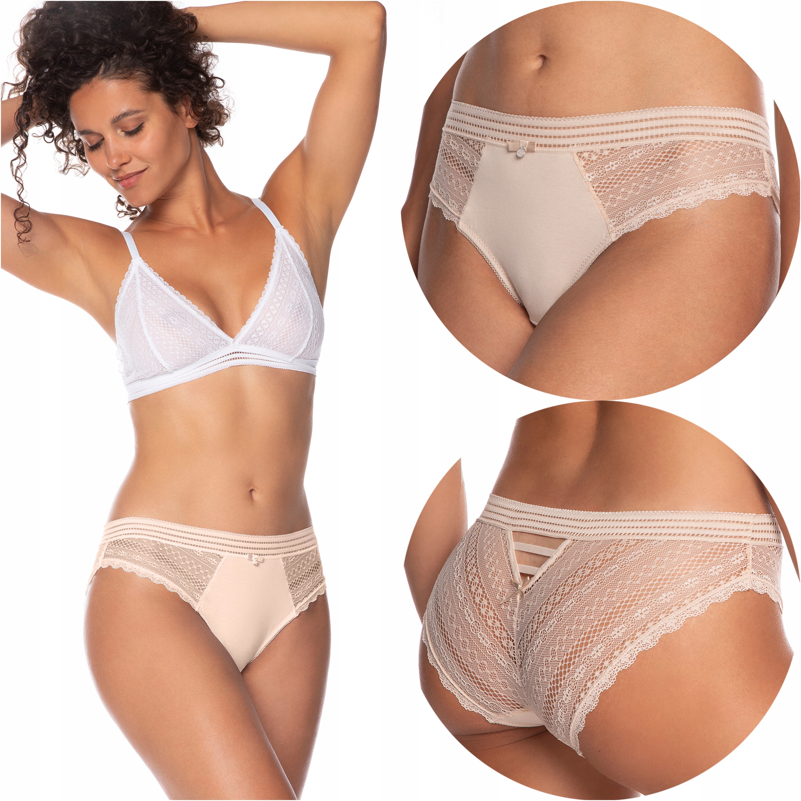 

Majtki damskie 2-PAK figi bikini Lama 4004MB M