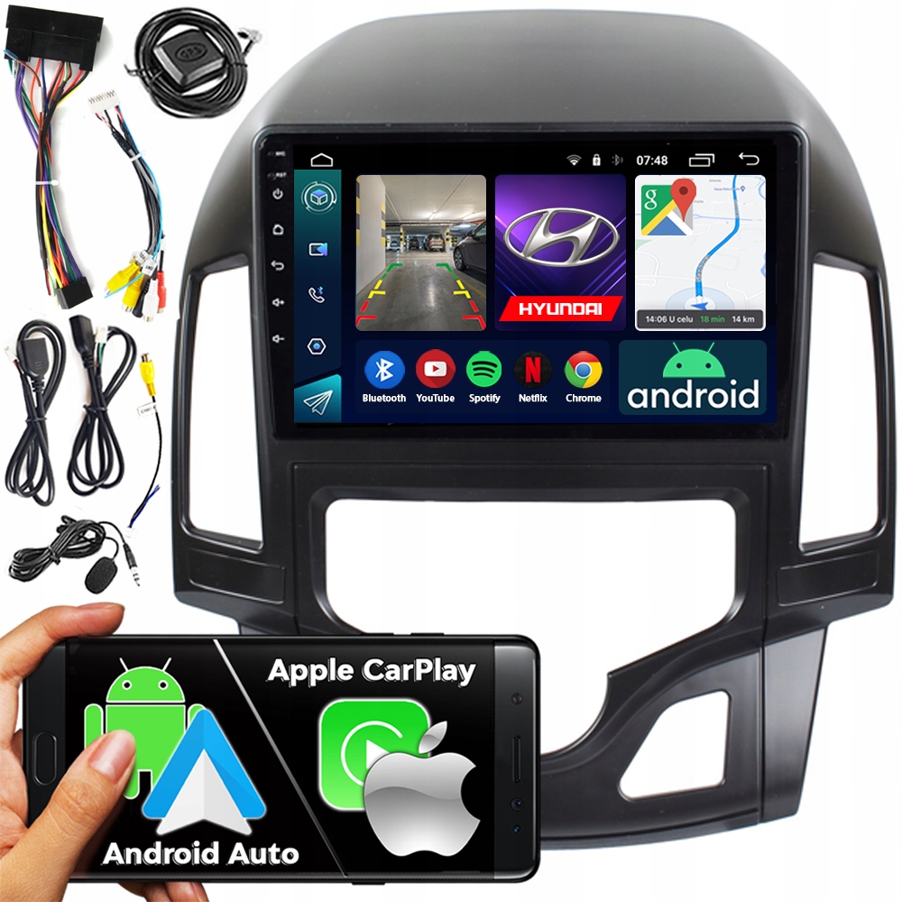 Automobilové Rádio 2DIN Ncs RS-305 Hyundai i30 2007-2012 Android Navigace