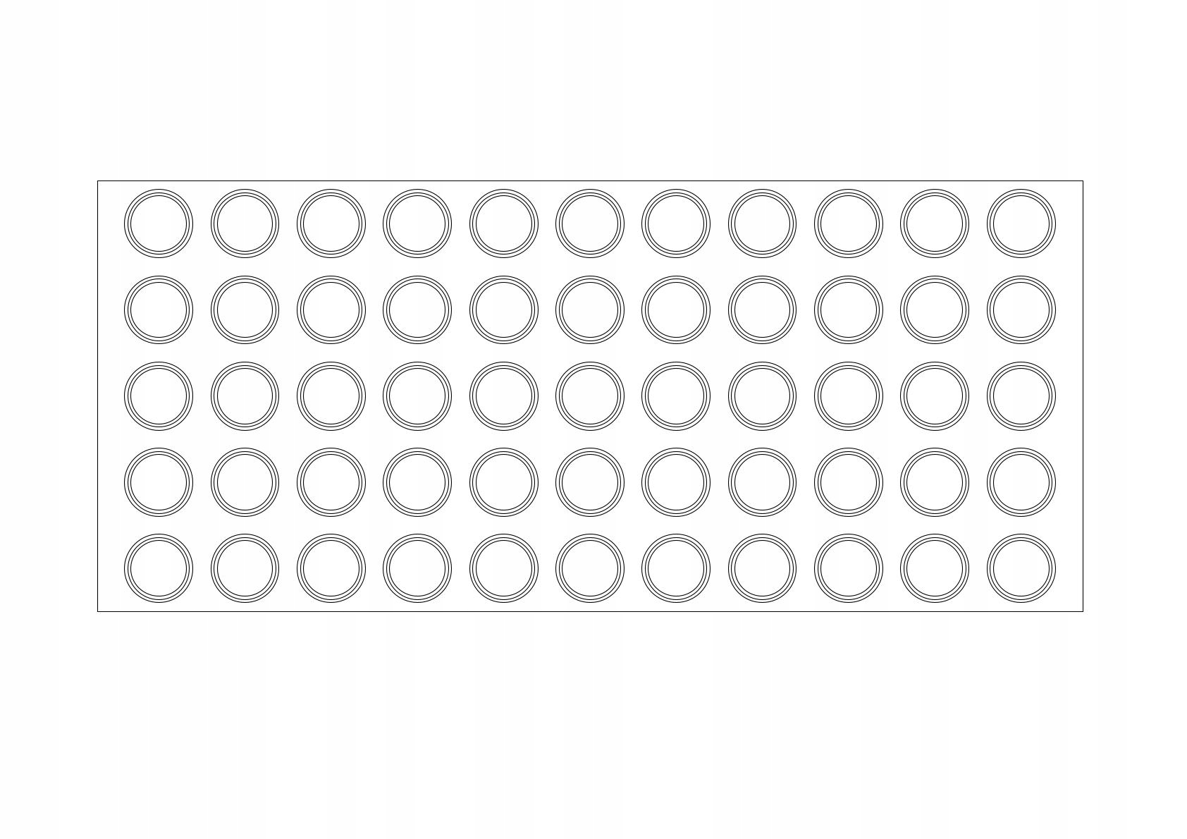 odbojniki silikonowe 11,1x5 MM - listek 55 szt. Marka inna