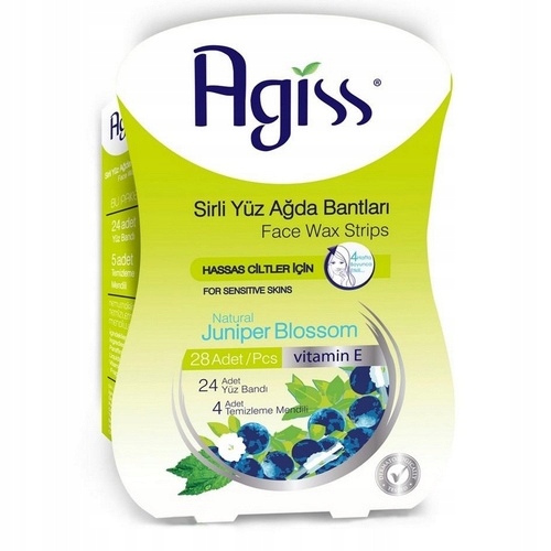 

Agiss Plastry Z Woskiem Depilacji Twarzy Green 24x