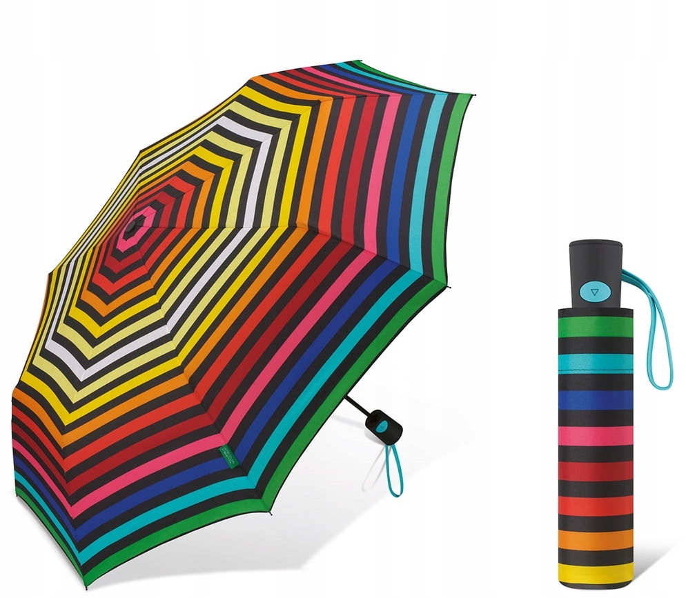 

Parasolka Benetton Mini Ac wiatroodporna paski