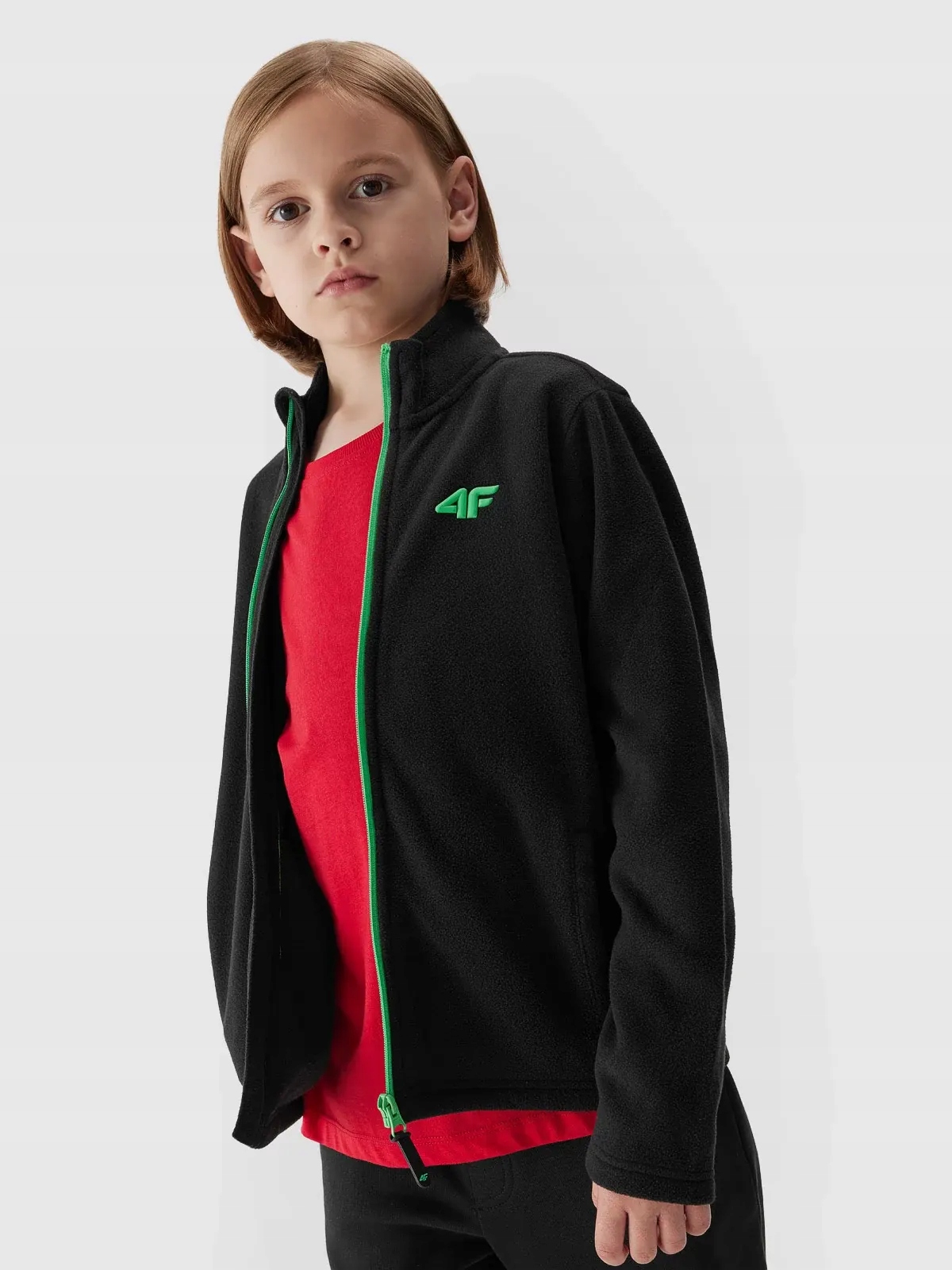 BLUZA POLAROWA CHŁOPIĘCA 4F TERMOAKTYWNA AW23M105 Bohater brak