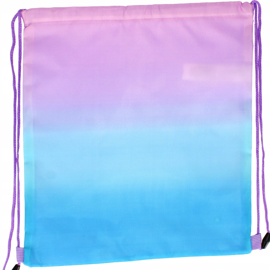 WOREK SZKOLNY NA BUTY DLA DZIEWCZYNKI OMBRE MIĘTOWE RÓŻOWE Marka Starpak