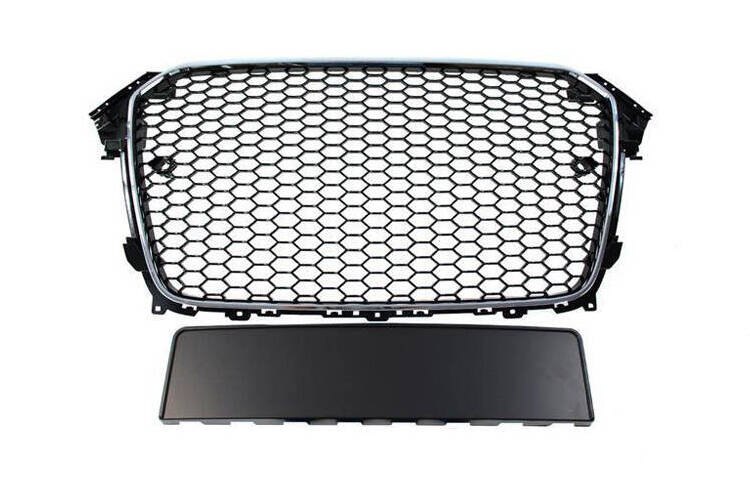Gril Audi A4 B8 RS-Style Chrome-Black Pdc