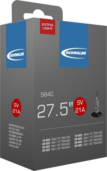 Dętka 27.5x1.50-2.40 Schwalbe Extra Light SV21A