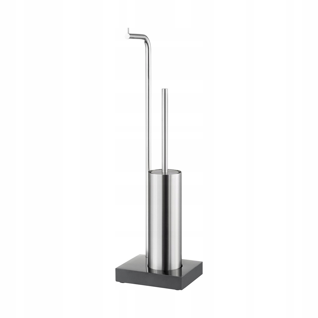 Blomus Modo Toaletný set Wc kefa Držiak na papier strieborný matný