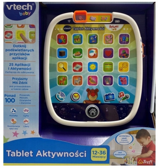 

Vtech Tablet interaktywny Baza Zabawy Pl wersja