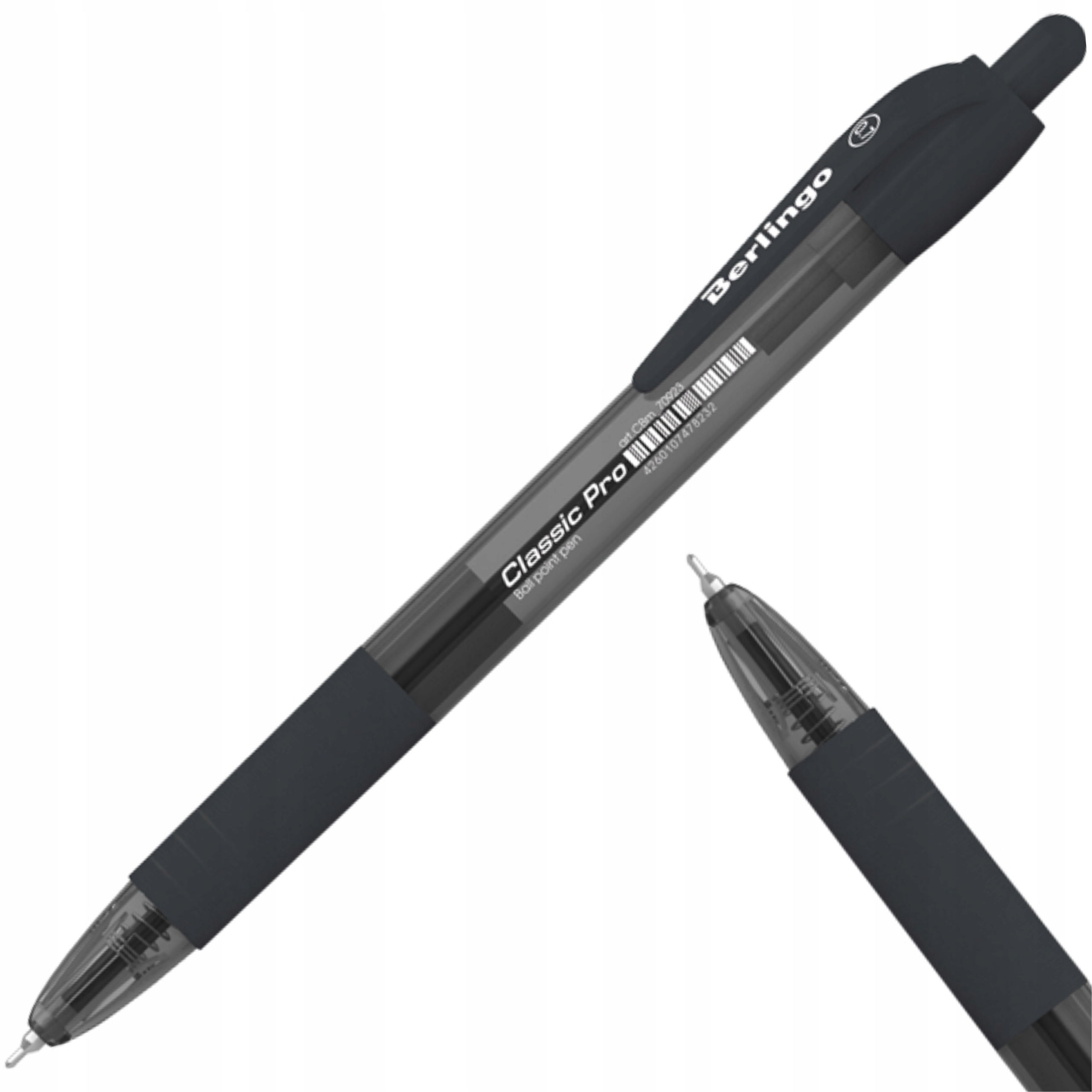 

Długopis automatyczny Classic Pro 0,7mm czarny