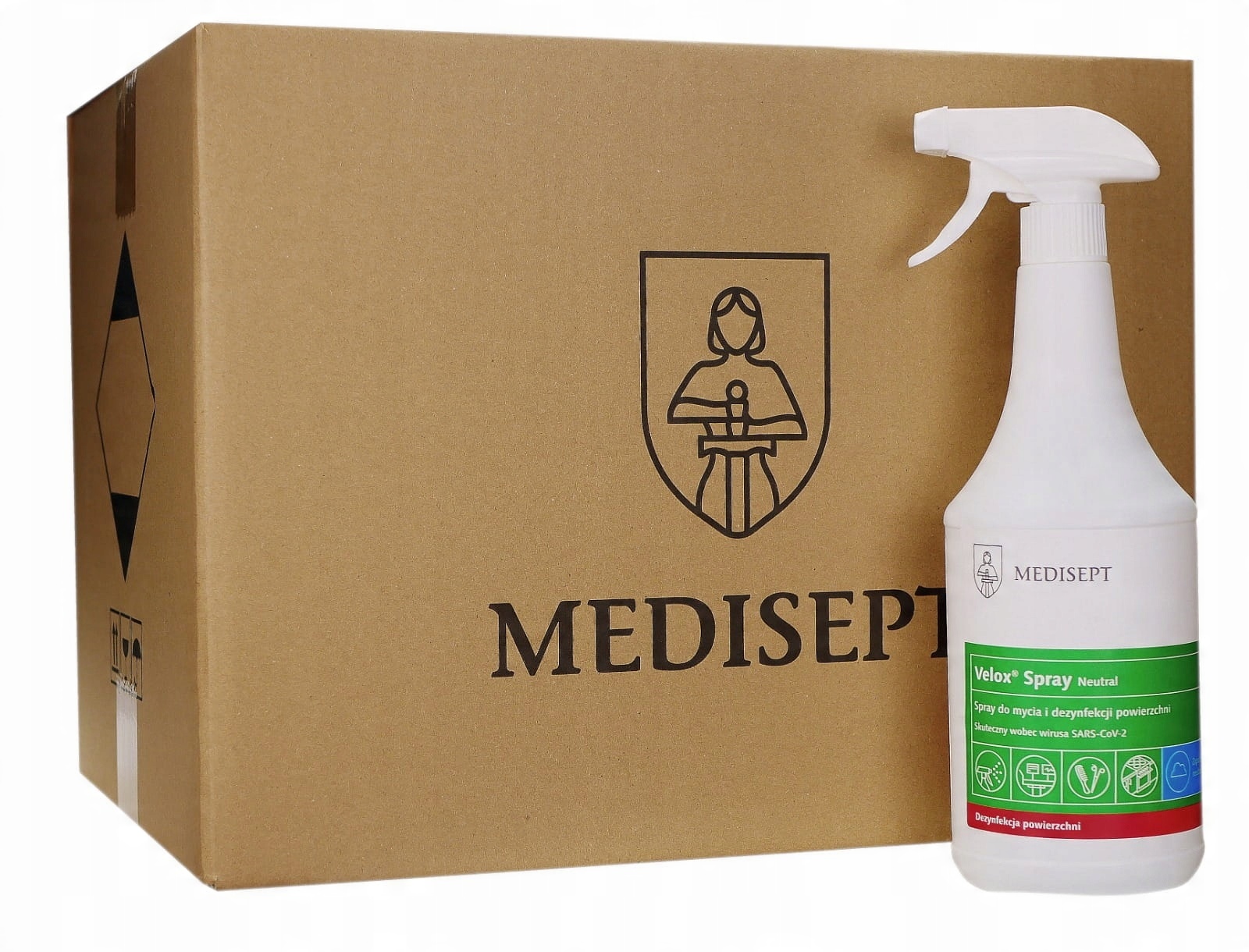 

Velox spray płyn do dezynfekcji powierzchni 1L x12