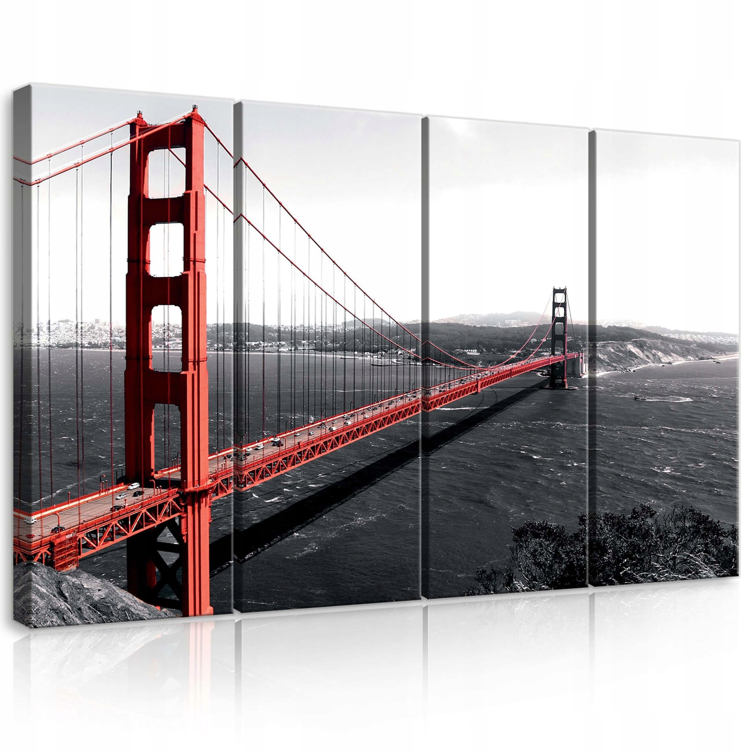 Obraz 120x80 Zlatá brána most San Francisco Kalifornia mestská krajina