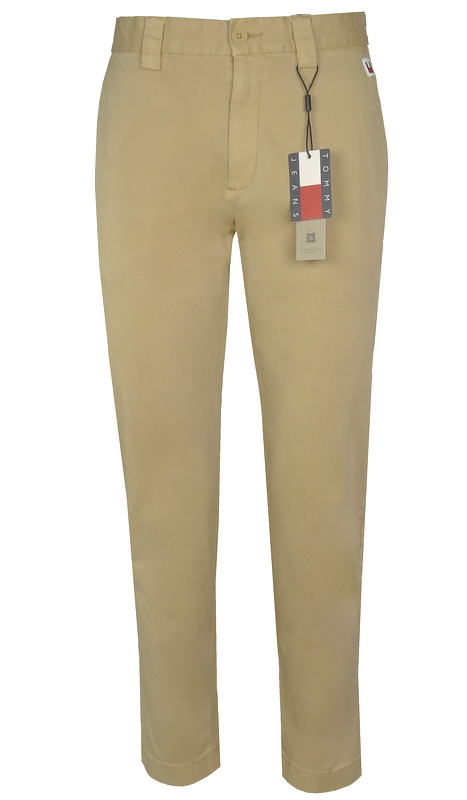 Tommy Jeans pánské kalhoty, chinos, béžové 33/32