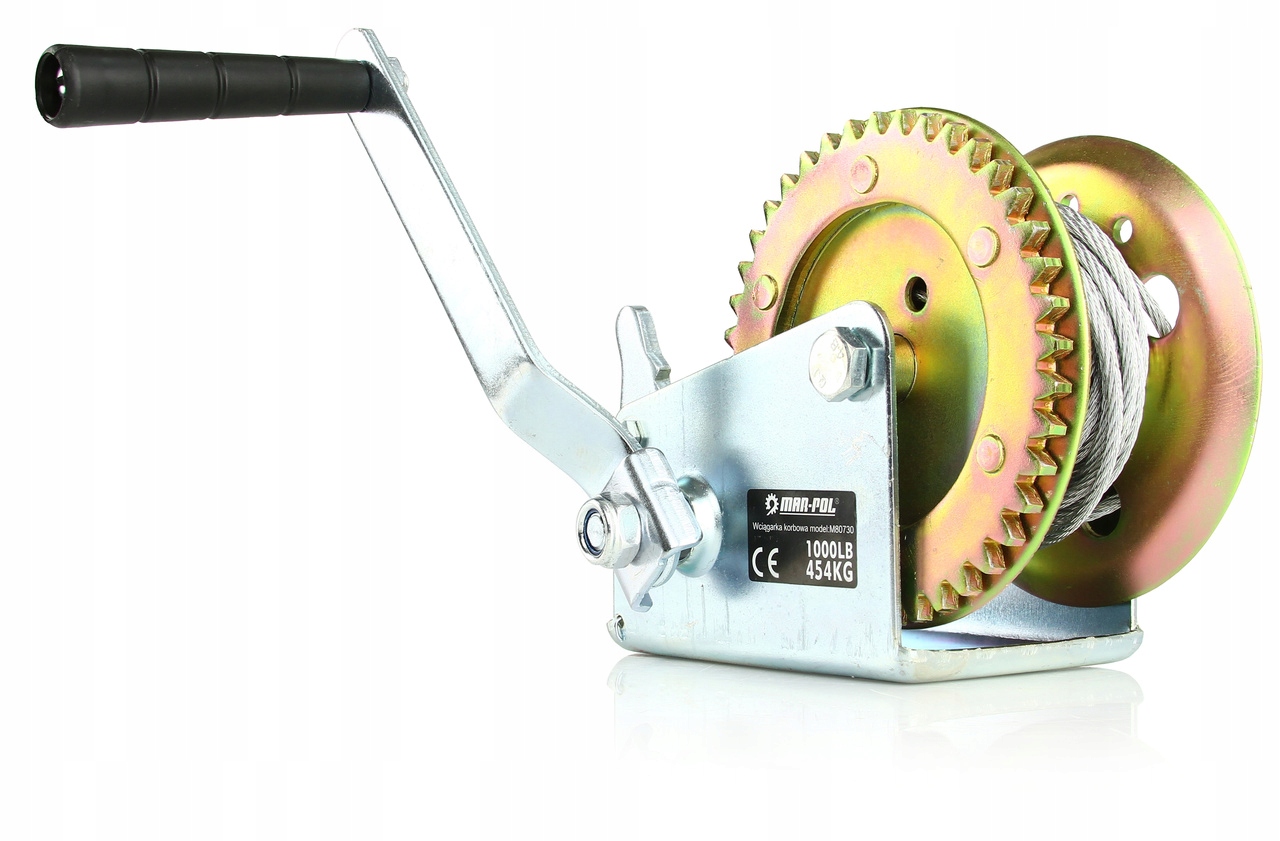 WCIĄGARKA WYCIĄGARKA KORBOWA LINOWA RĘCZNA 454kg Model 01083