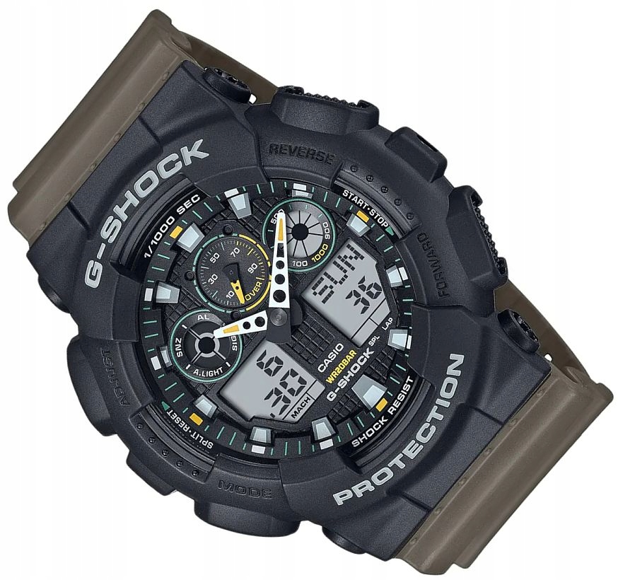 Sportovní Pánské Hodinky Casio G-shock GA-100TU-1A3ER WR200
