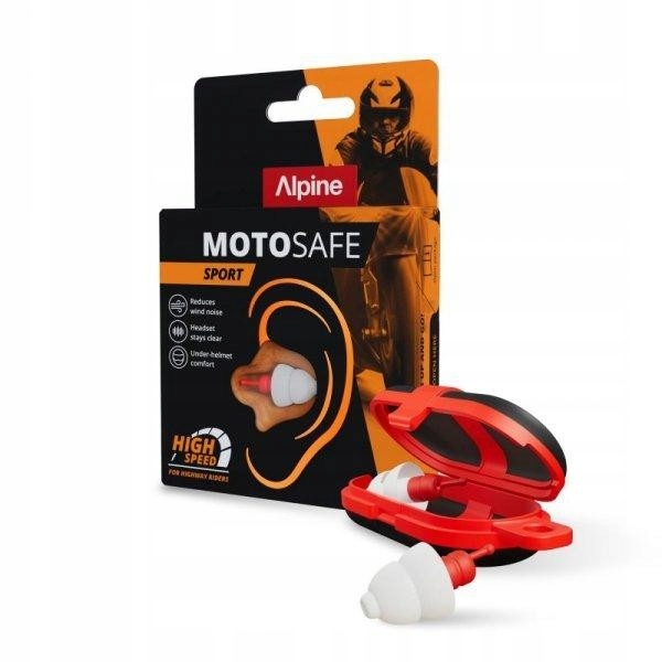 Alpine Motosafe Sport zatyczki, stopery do uszu