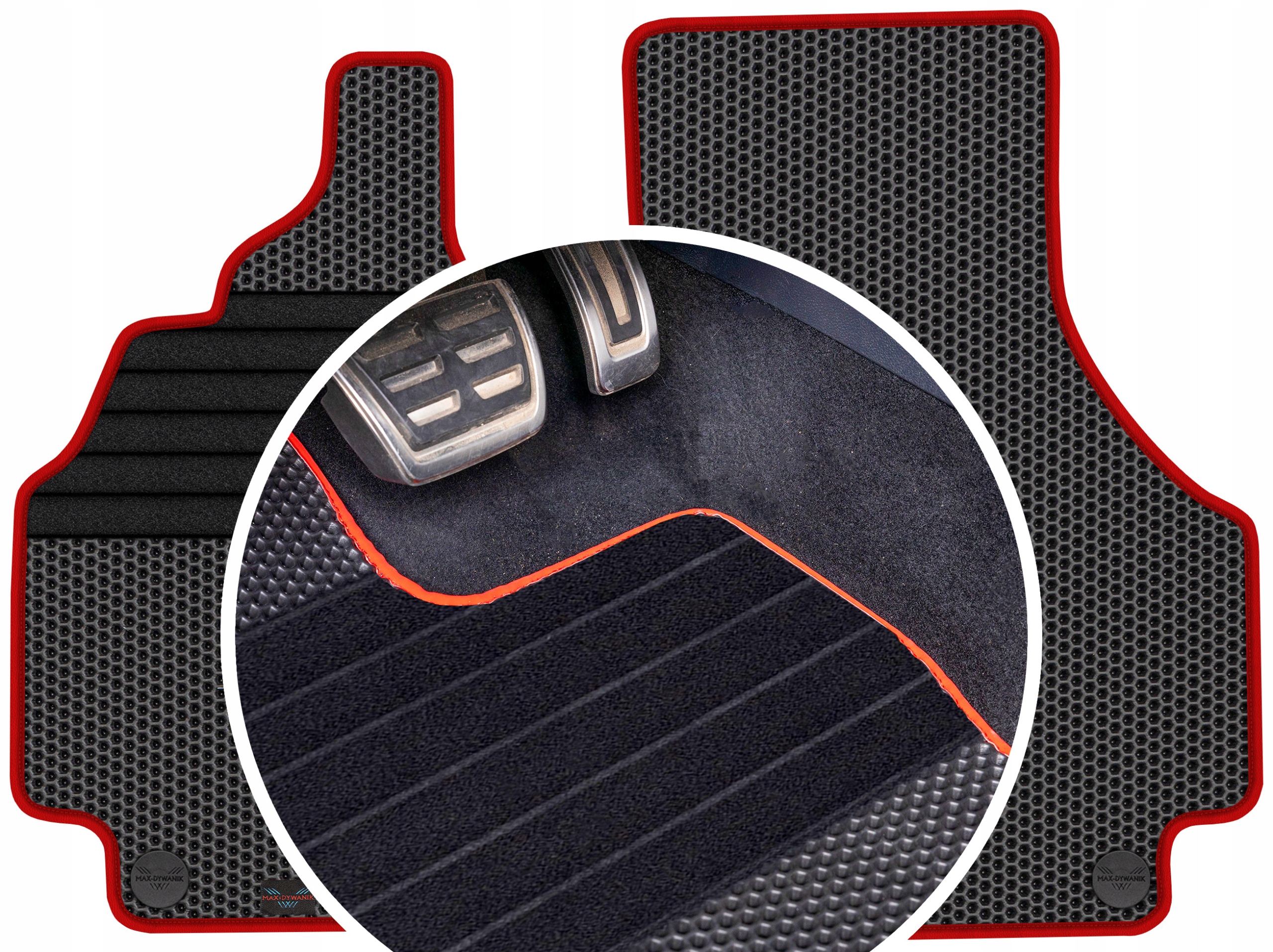 Audi R8 I Coupe 2007-2015 Gumové rohože Eva Eternity Plastry Medu