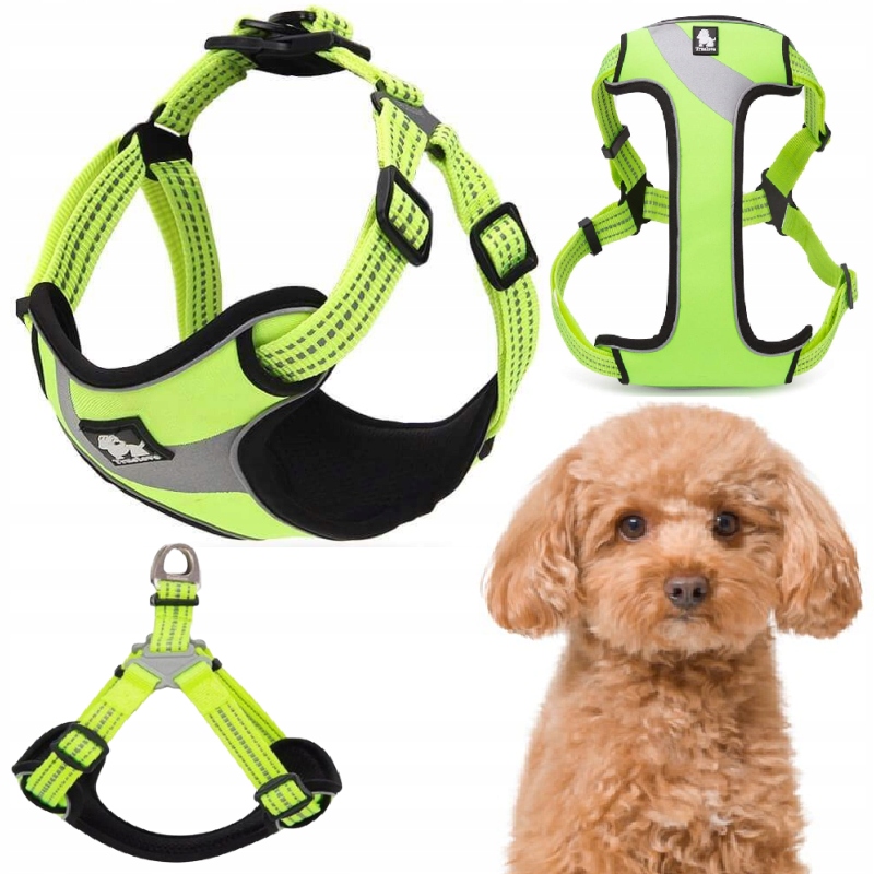 Levně Obojky Pro Psa Step-in Lehké Reflexní Truellove Daily Plus Žluté M