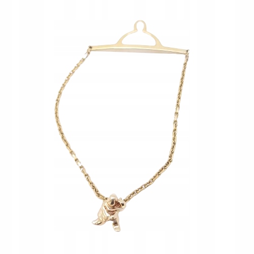 Złota spinka na łańcuszku do krawatu | 14K | 585 |7,57g