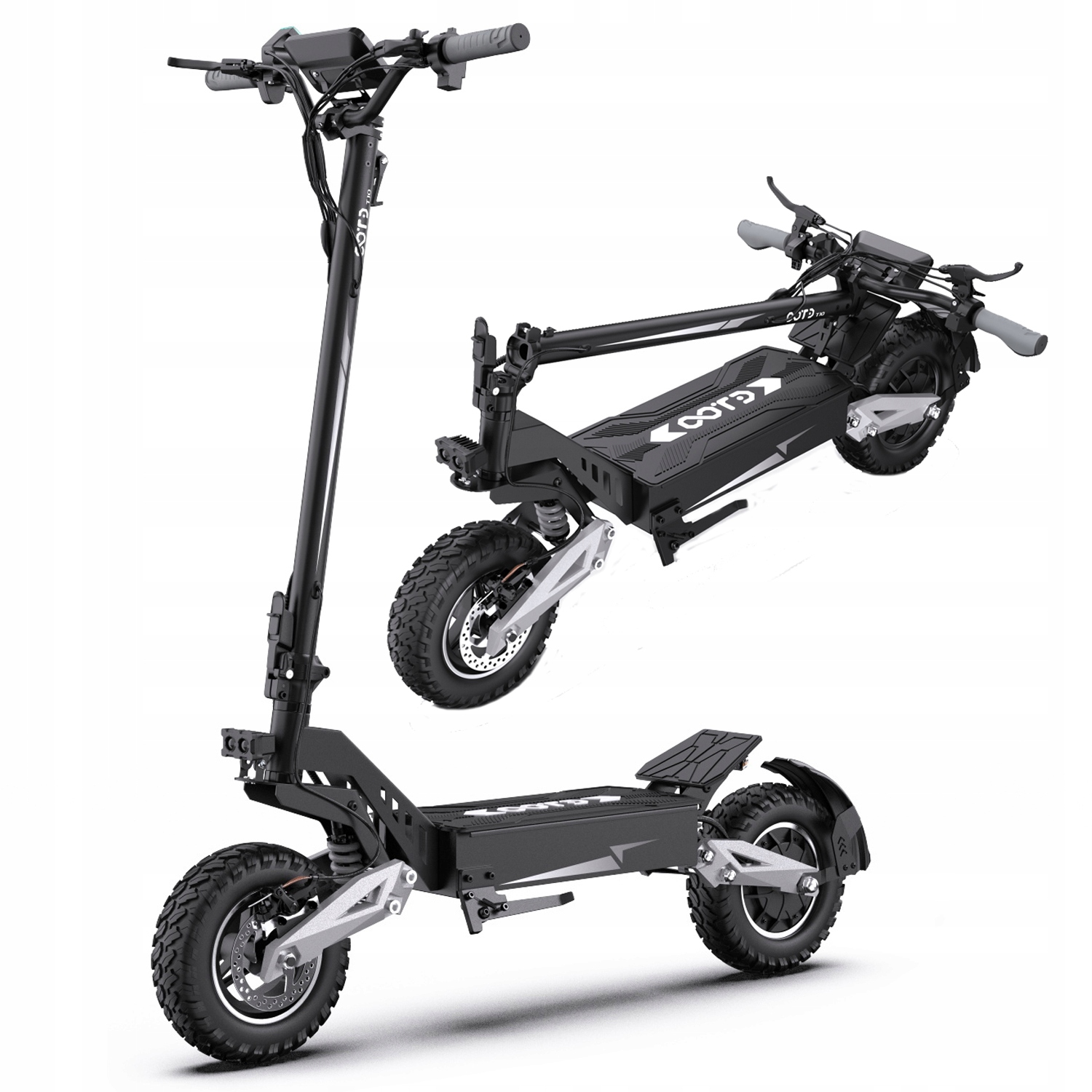 Ootd T10 Elektrické vozidlo Peak 900W 48V 13AH 11palcová pneumatika 50 km/h 30 nm