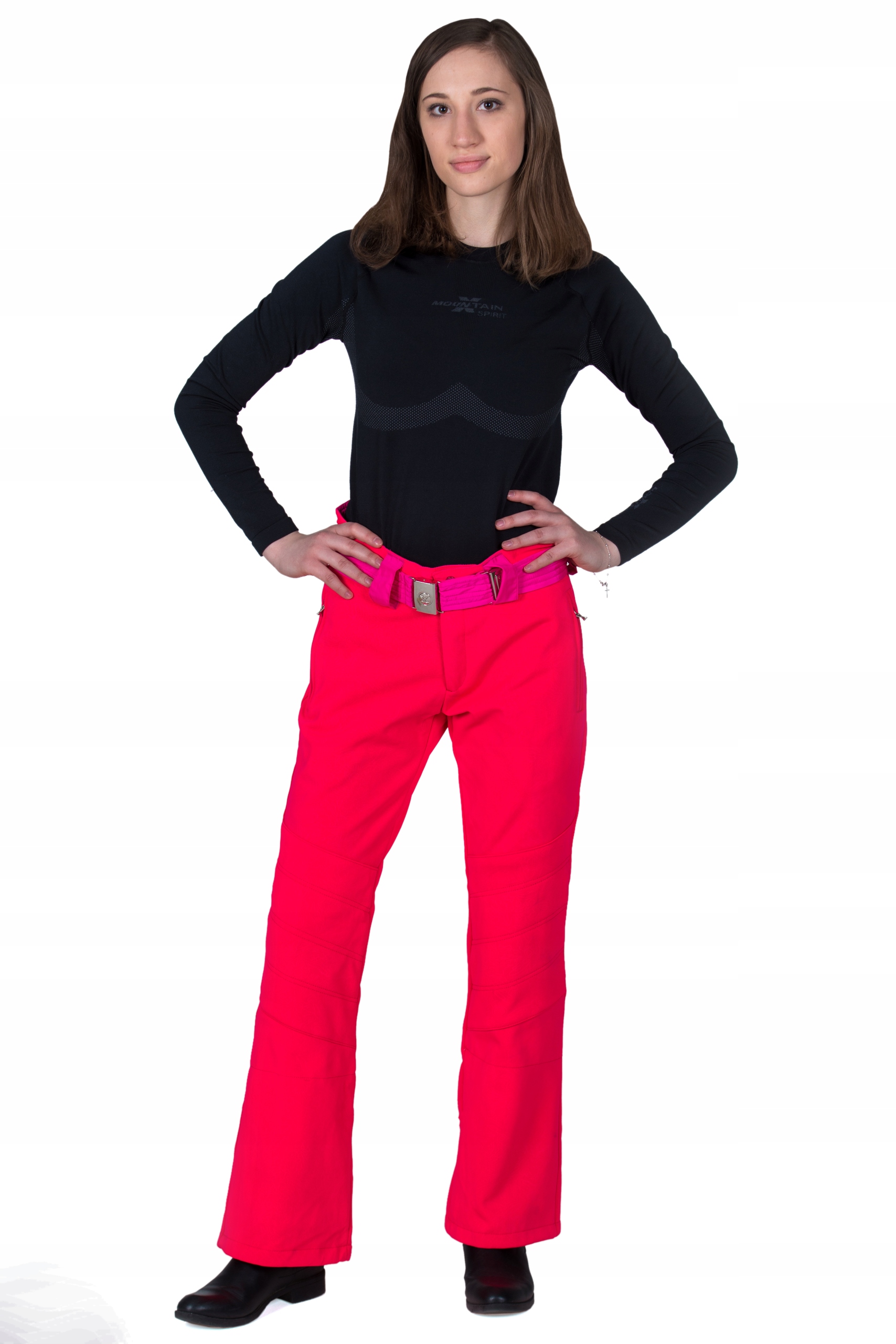 Zimowe spodnie damskie narciarskie softshell rozmiar. L/obwód pasa 82cm