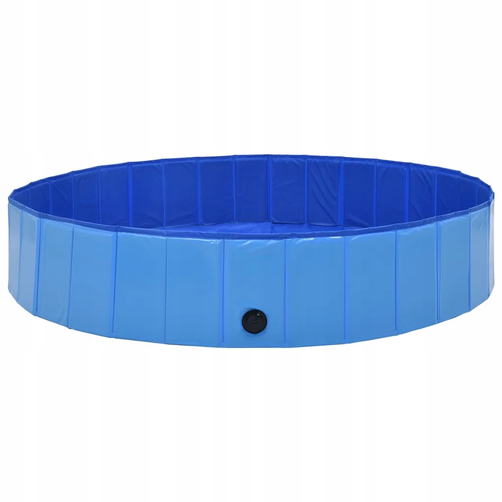 Levně vidaXL Skládací bazén pro psa, modrý, 160 x 30 cm, Pvc