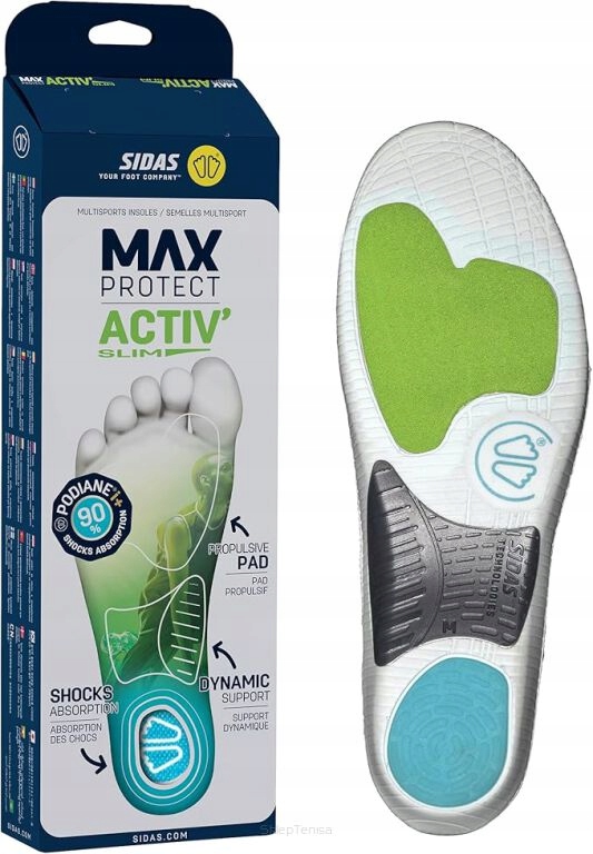 Wkładki do butów Sidas Max Protect Activ Slim 35-36
