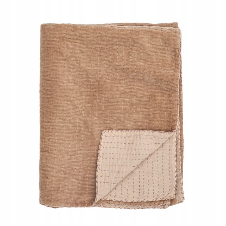 Přehoz Gamma Bloomingville Růžový Bavlna 150 x 130 cm