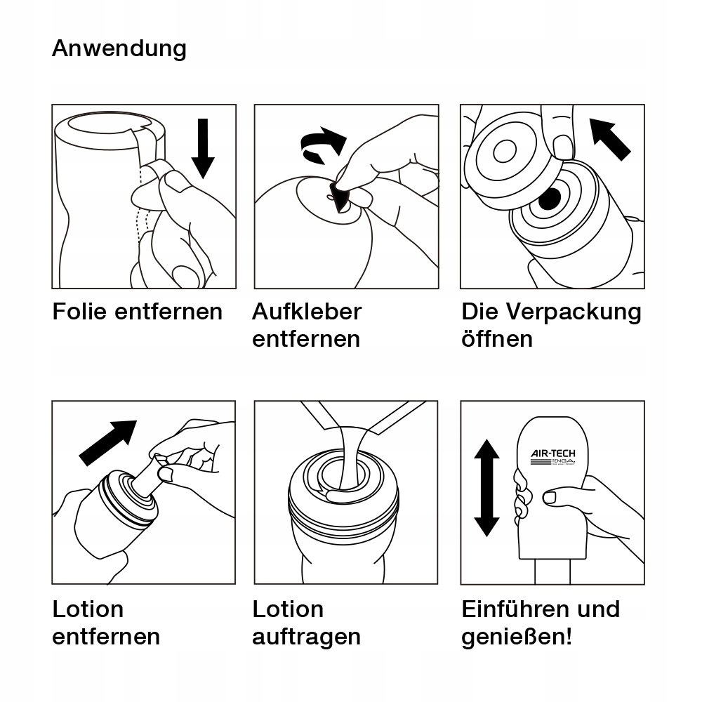 TENGA AirTech Wielokrotnego Użytku Masturbator Dla Mężczyzn Biały Regularny — miniatura 5