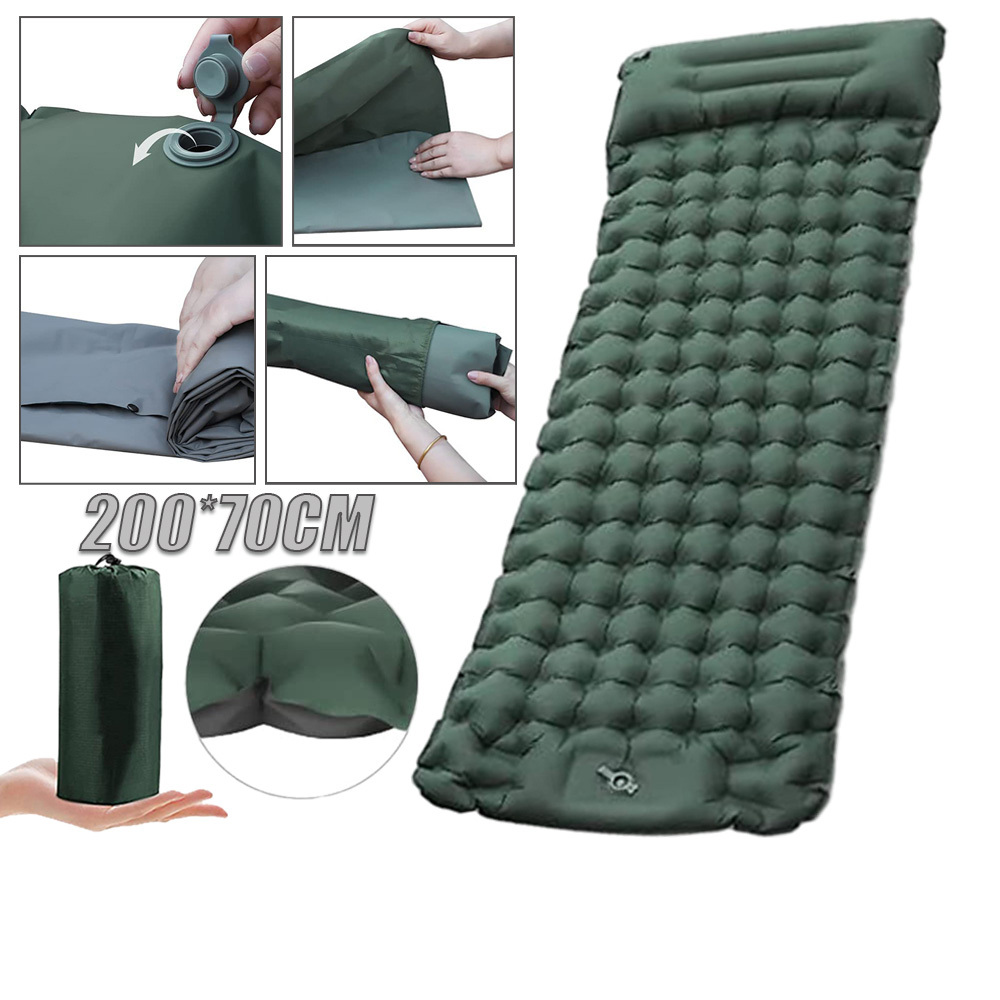 Materac Dmuchany 200 x 70cm Jednoosobowy Samopompujący Karimata Turystyczna Marka Bedee