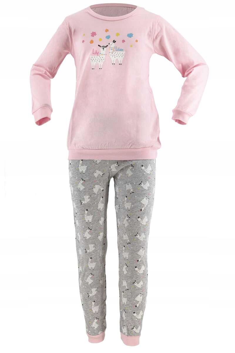 LAMA Bavlnené pyžamo G 240 PY ružové 98/104
