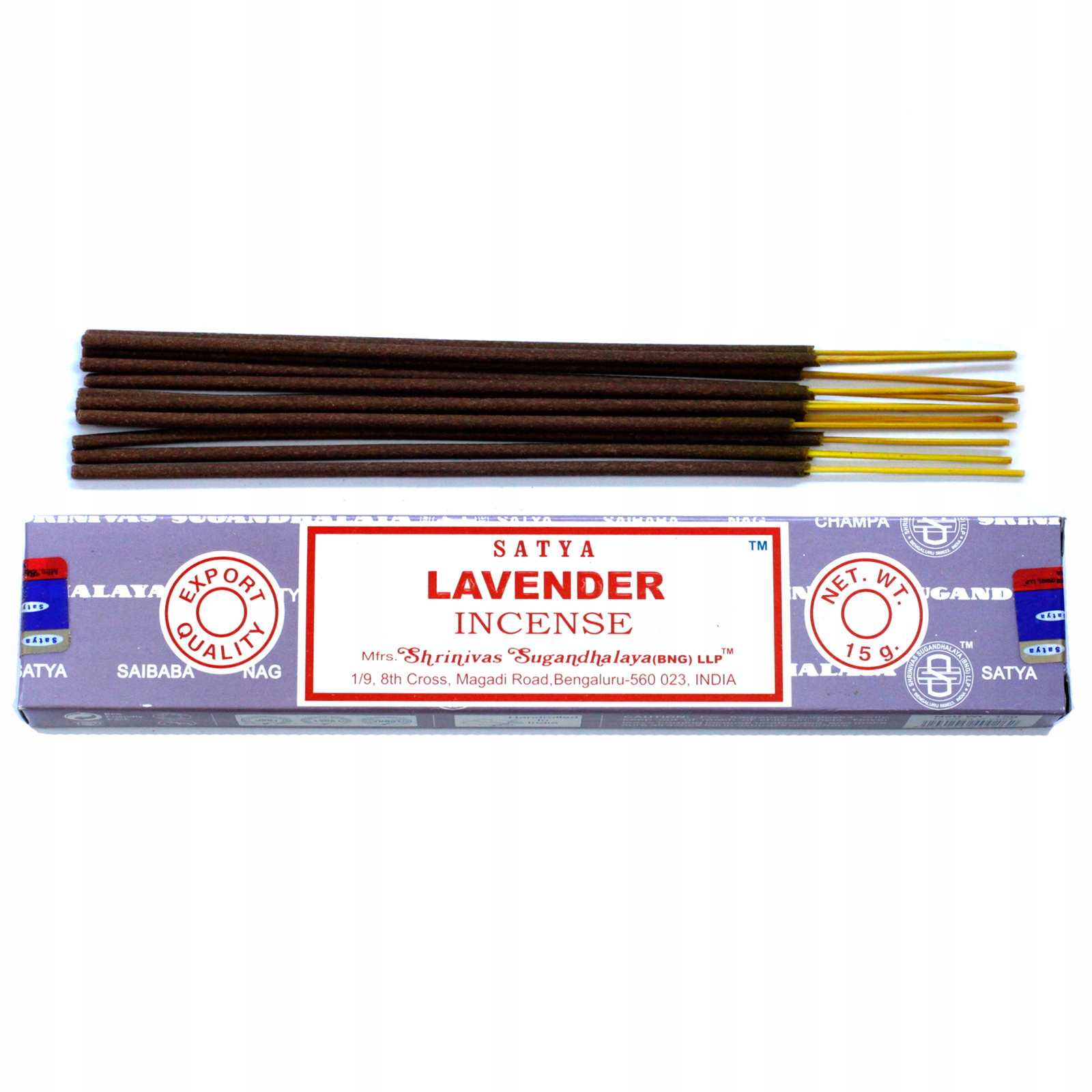 

Lavender Lawenda Naturalne Kadzidła Satya 15g