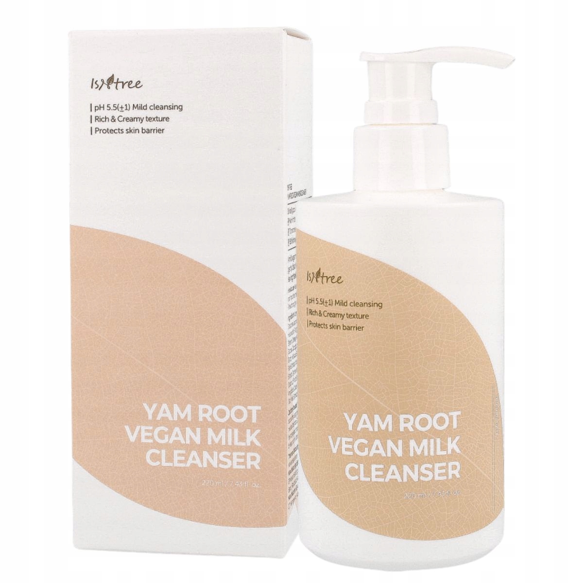Isntree Yam Root Vegan Milk Cleanser 220 ml čistící mléko