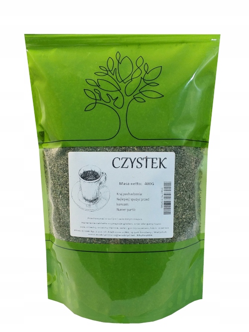 

Czystek Suszony susz ziele cistus 400g Ecobi