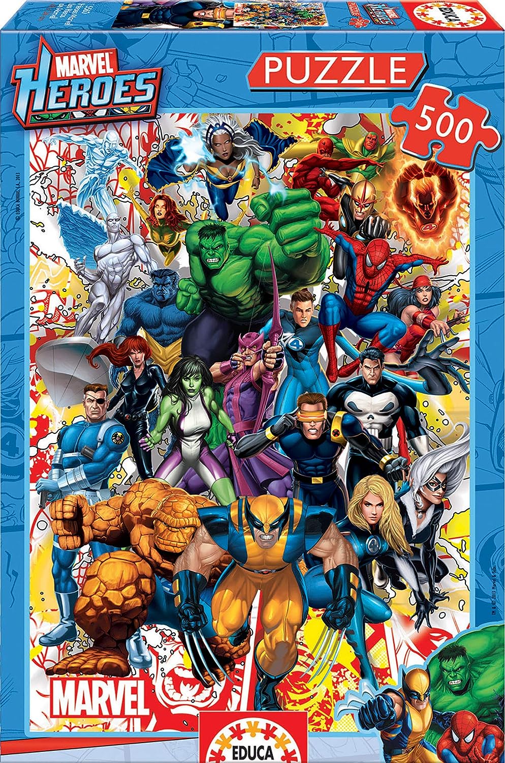 Educa 15560 Avengers Marvel Heroes 500 14214840577 