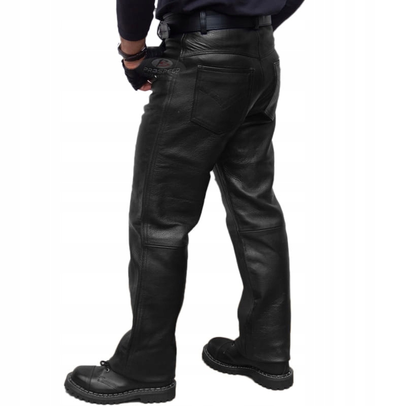Spodnie Motocyklowe Skórzane Proste Anilina - 44 Producent PROSPEED