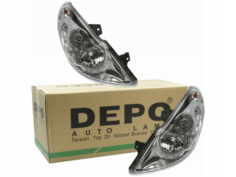 P (H1/H7, электрический, Цвет : ) opel MOVANO II + Depo 442-1165L-LD-EM фары