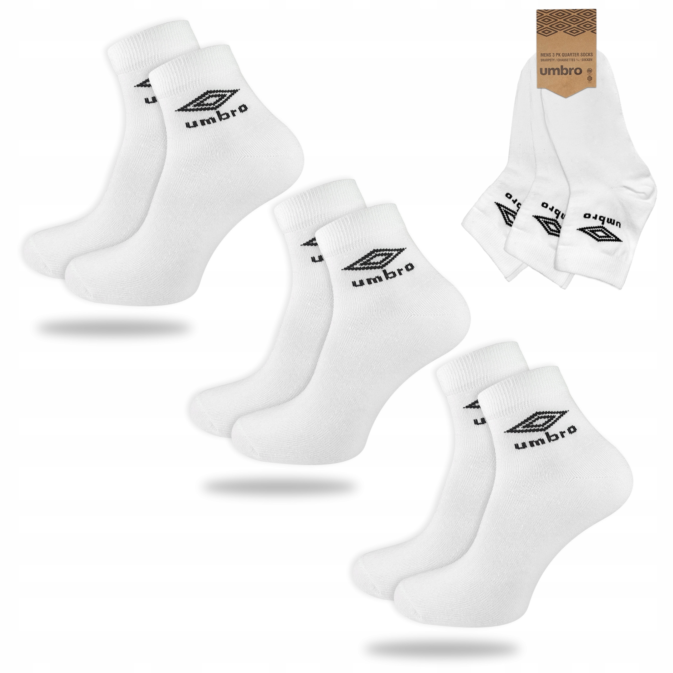 Ponožky Umbro Quarter 3-PAK vel. 43-46