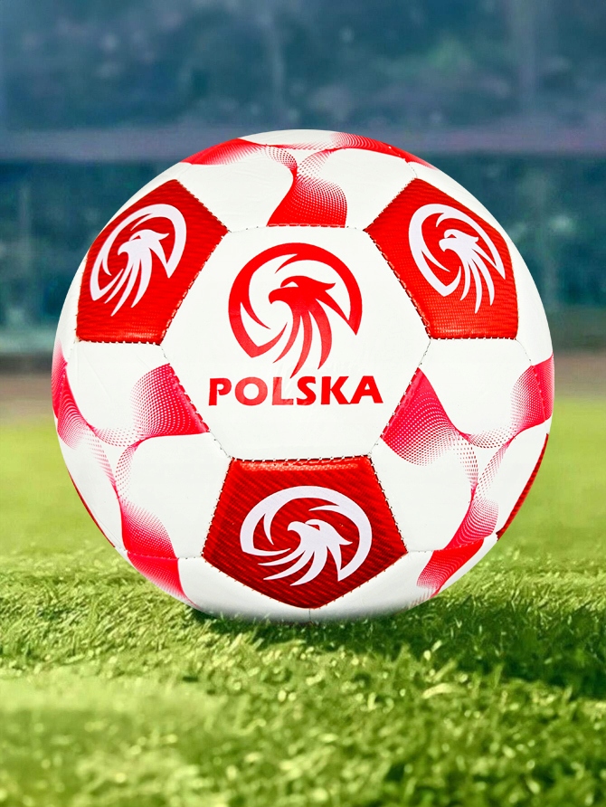 PIŁKA NOŻNA POLSKA POŁYSK REPREZENTACJA POLSKI R. 5 DLA DZIECI + POMPKA Marka inna