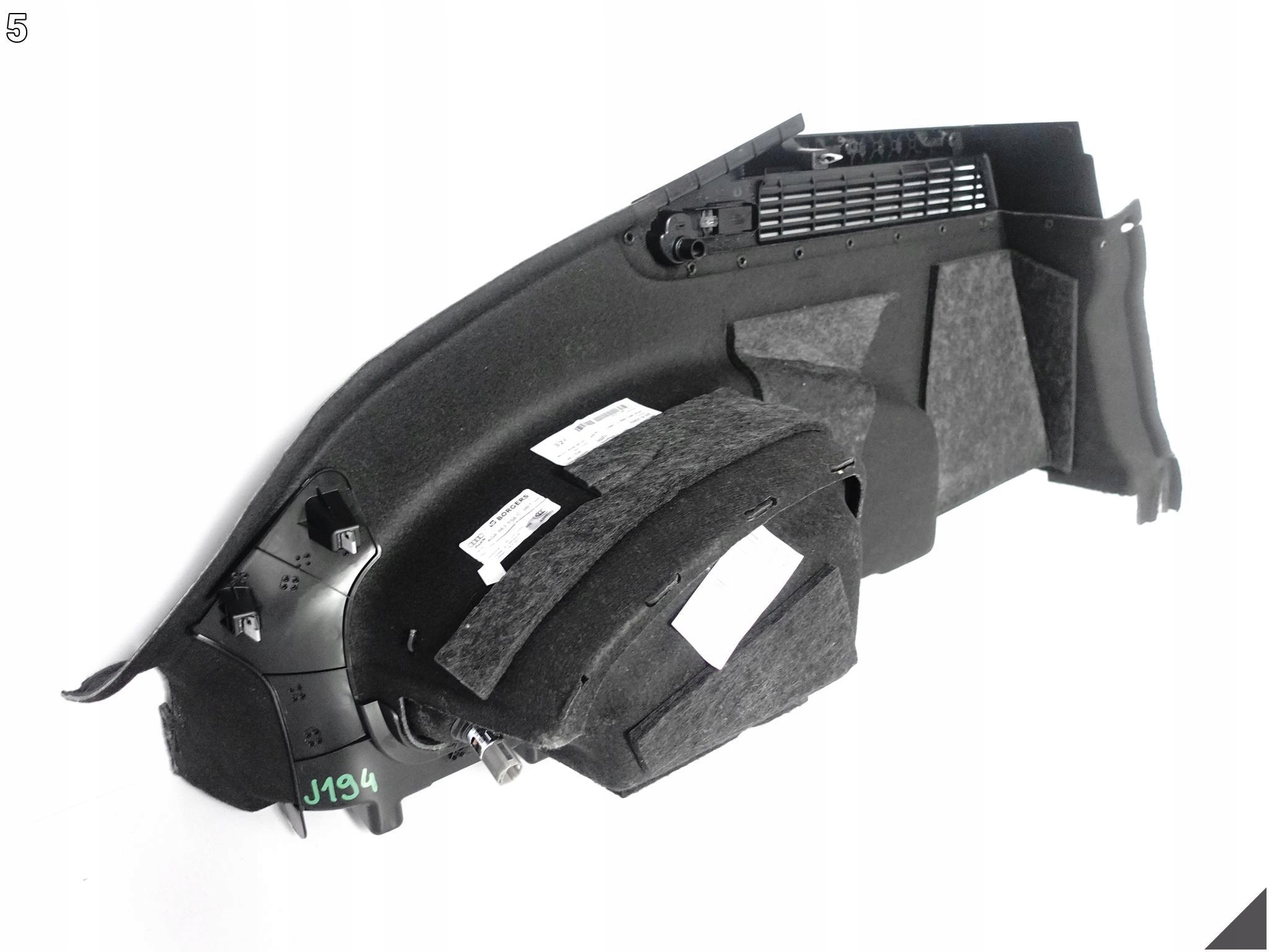 AUDI RS7 S7 A7 4G8 C7 10-18 LIFT side upholstery boot right 9BT