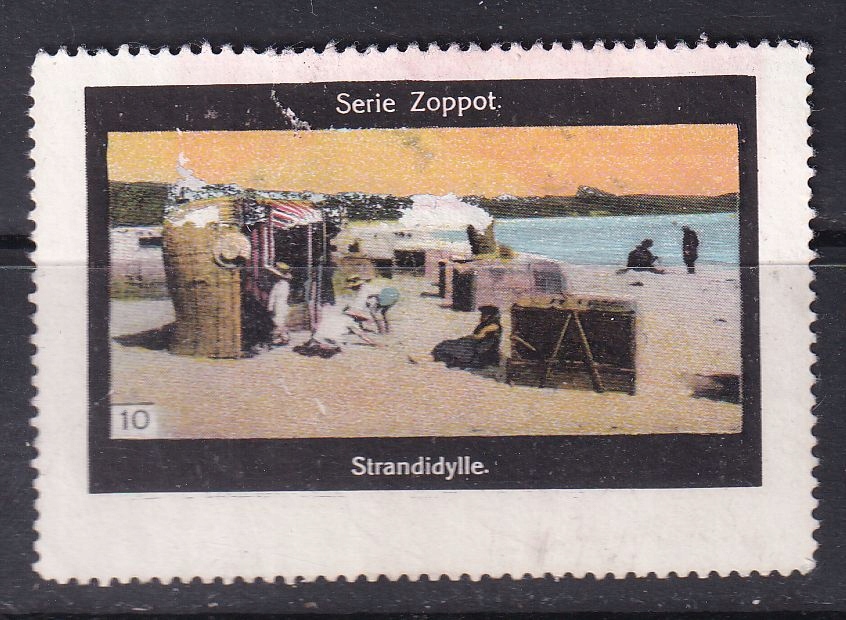 Sopot, widok plaży, reklama, /BH/