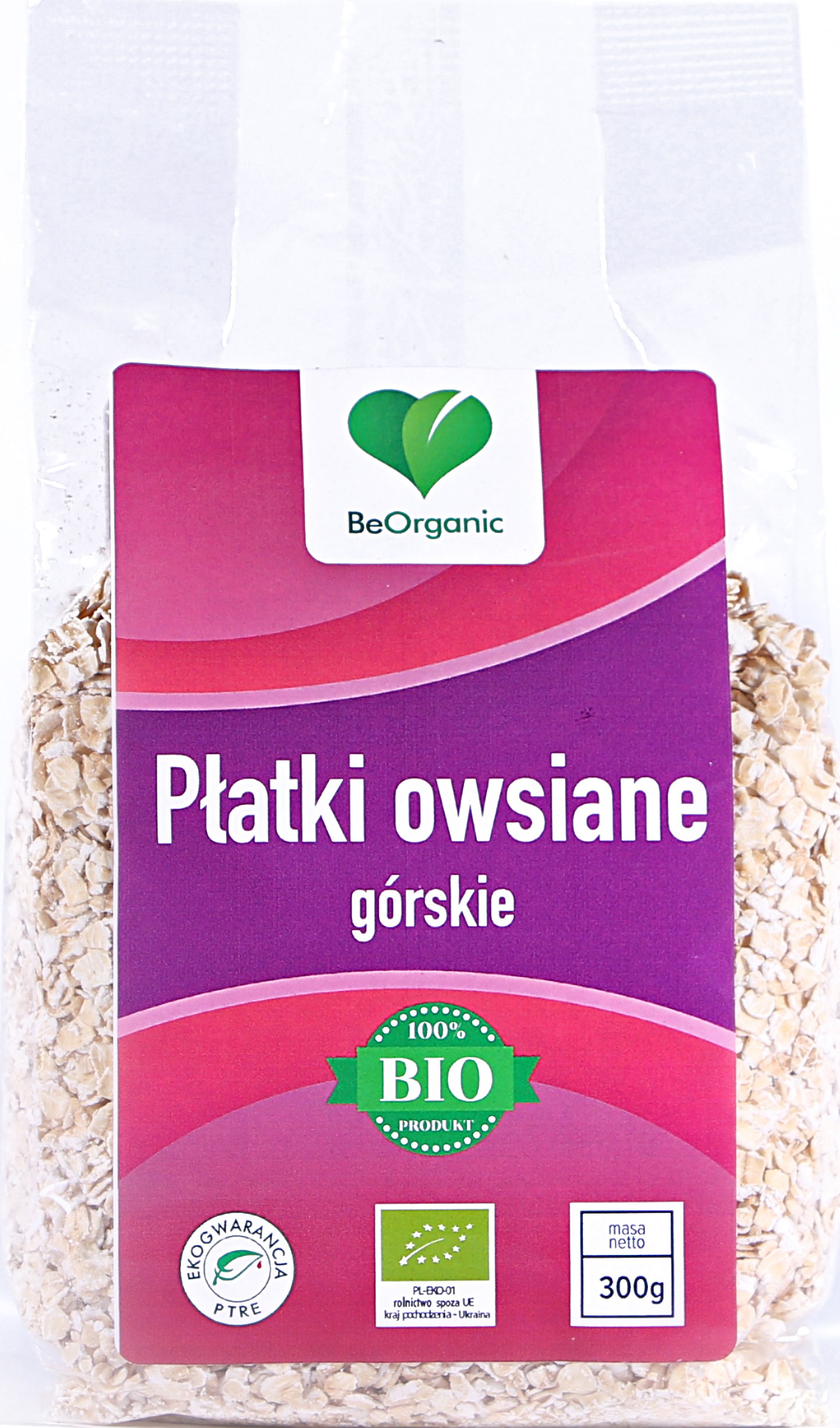 Beorganic Ovesné Vločky Horské Eko 300 g