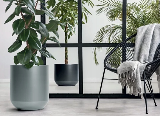 DONICZKA Z WKŁADEM CYLINDER ANTRACYT HEOS h44cm GRAFIT DPHEW400 TARAS OGRÓD EAN (GTIN) 5905197288963