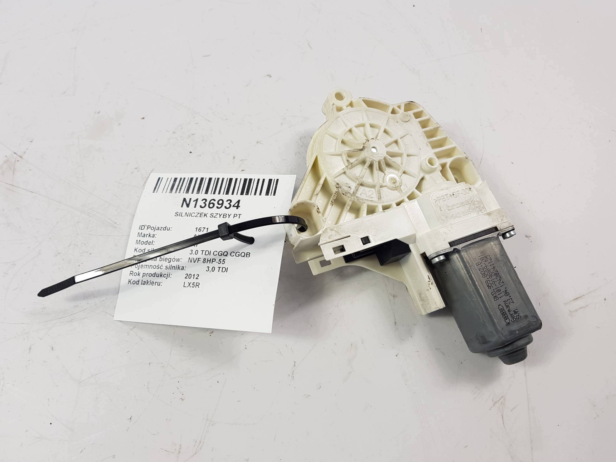 mini motor windows PT 8K0959802B AUDI A7 4GA