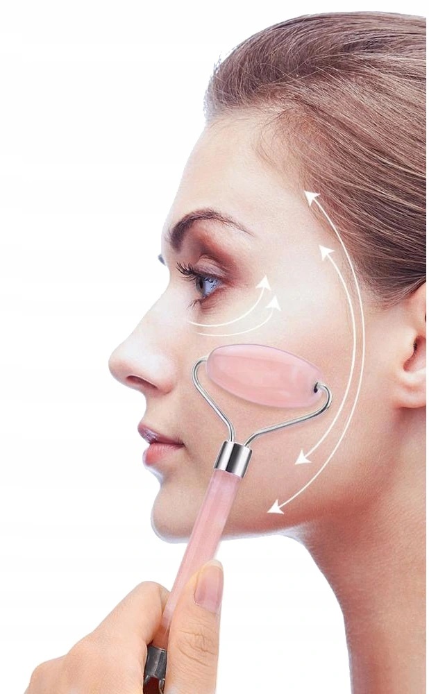 WAŁEK JADEITOWY MASAŻER TWARZY Z KWARCU RÓŻOWEGO Rodzaj masażer