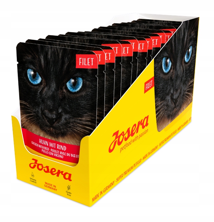 Levně Josera Kuřecí omáčka s hovězím masem 16x70 g