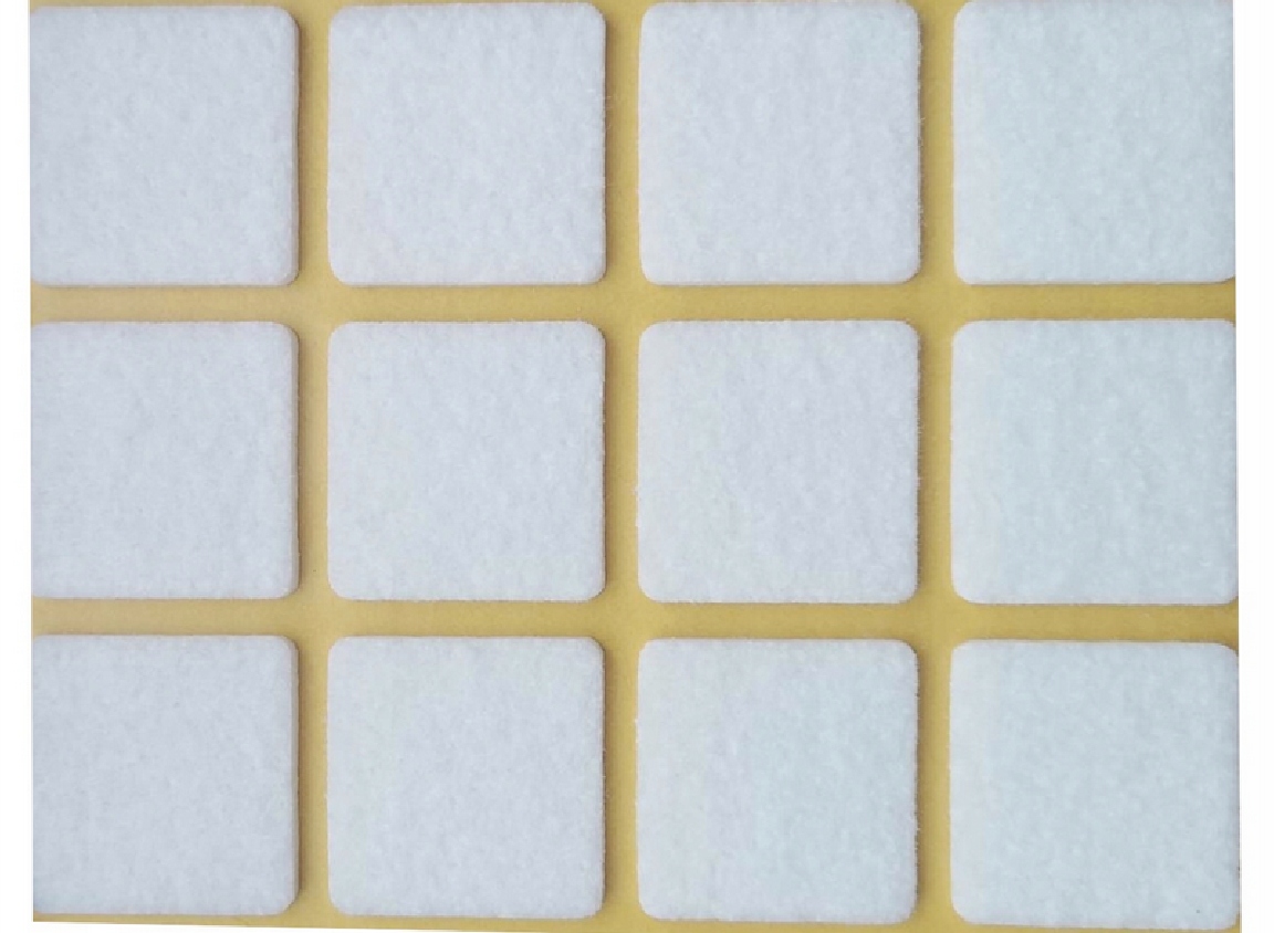 

Podkładki Filcowe Pod Meble Krzesła Białe 28X28MM