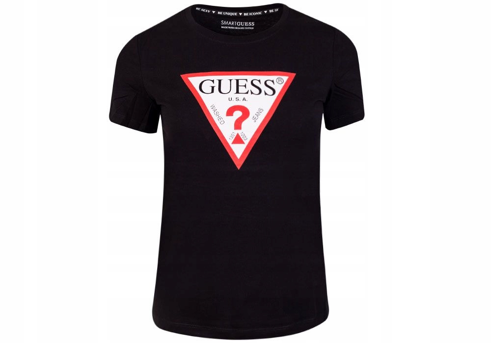 

Guess Koszulka Damska T-shirt Ss Cn Tee Black r.S