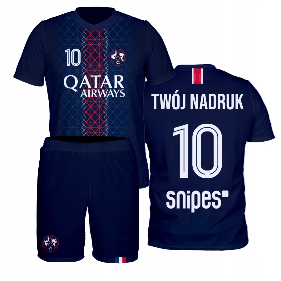 Fotbalové oblečení Paříž Psg tričko kraťasy Vlastní Potisk velikost 146