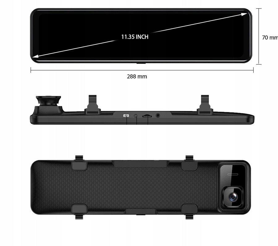 T12CM Wideorejestrator SONY IMX307 2K FullHD Producent code T12CM 2K