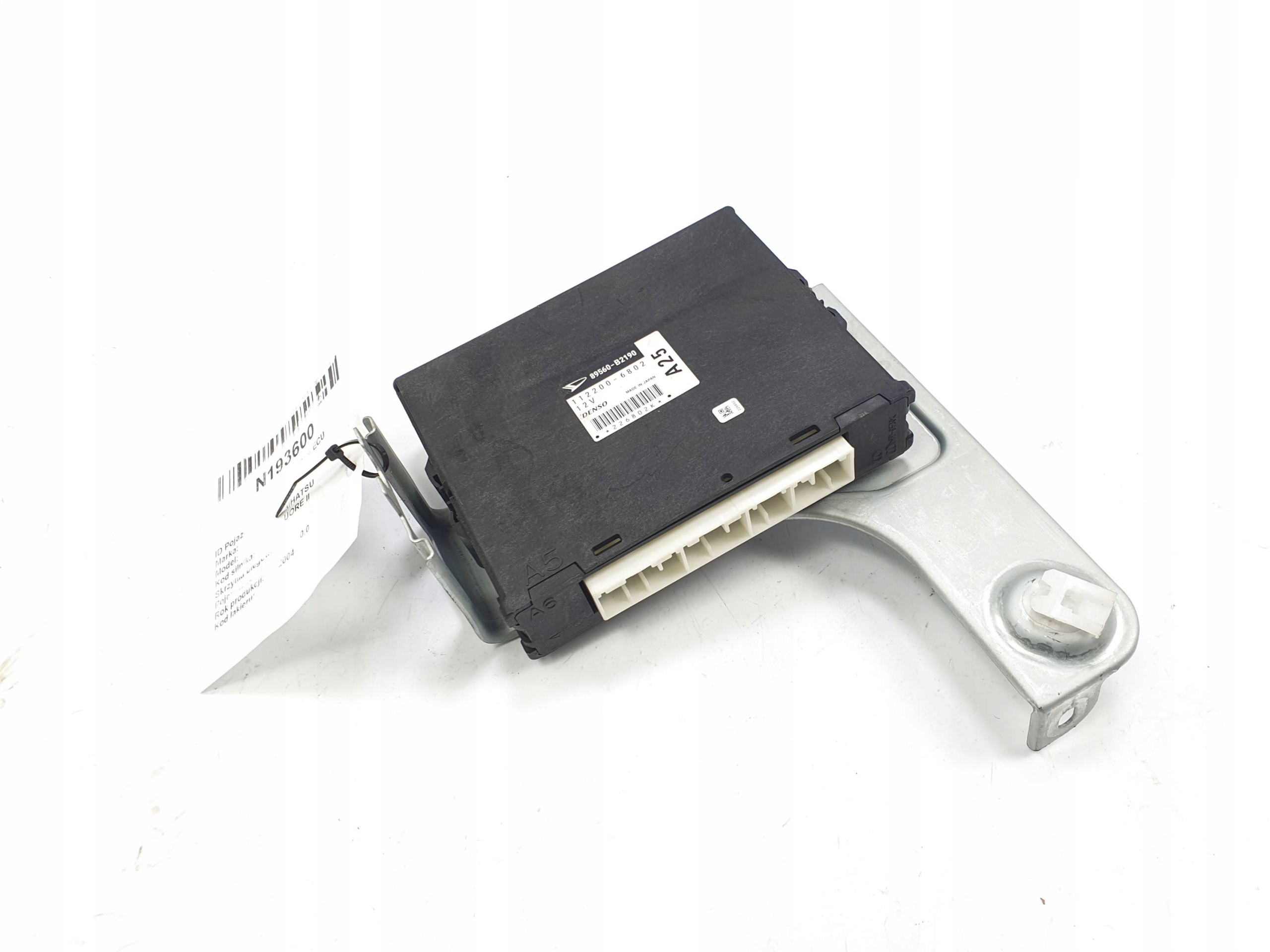 kompjuter računalo motora ECU 89560-B2190 DAIHATSU CUORE II